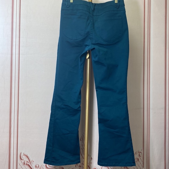 #64 Wit & Wisdom, “Ab” Solution high rise, Itty bitty boot. Dark Teal - Picture 5 of 10